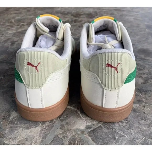 NWOB Puma Smash 3.0 Football24 Mens Trainers Alpine White Green Shoes 39614701 - Picture 9 of 12